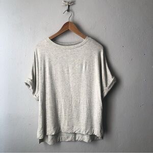 Rachel Zoe heathered grey oversized teeshirt size XS